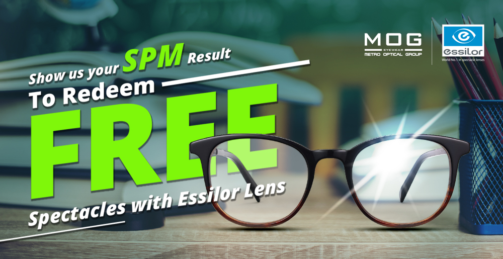 Read more about the article FREE SPECTACLES FOR 2019 SPM CANDIDATES