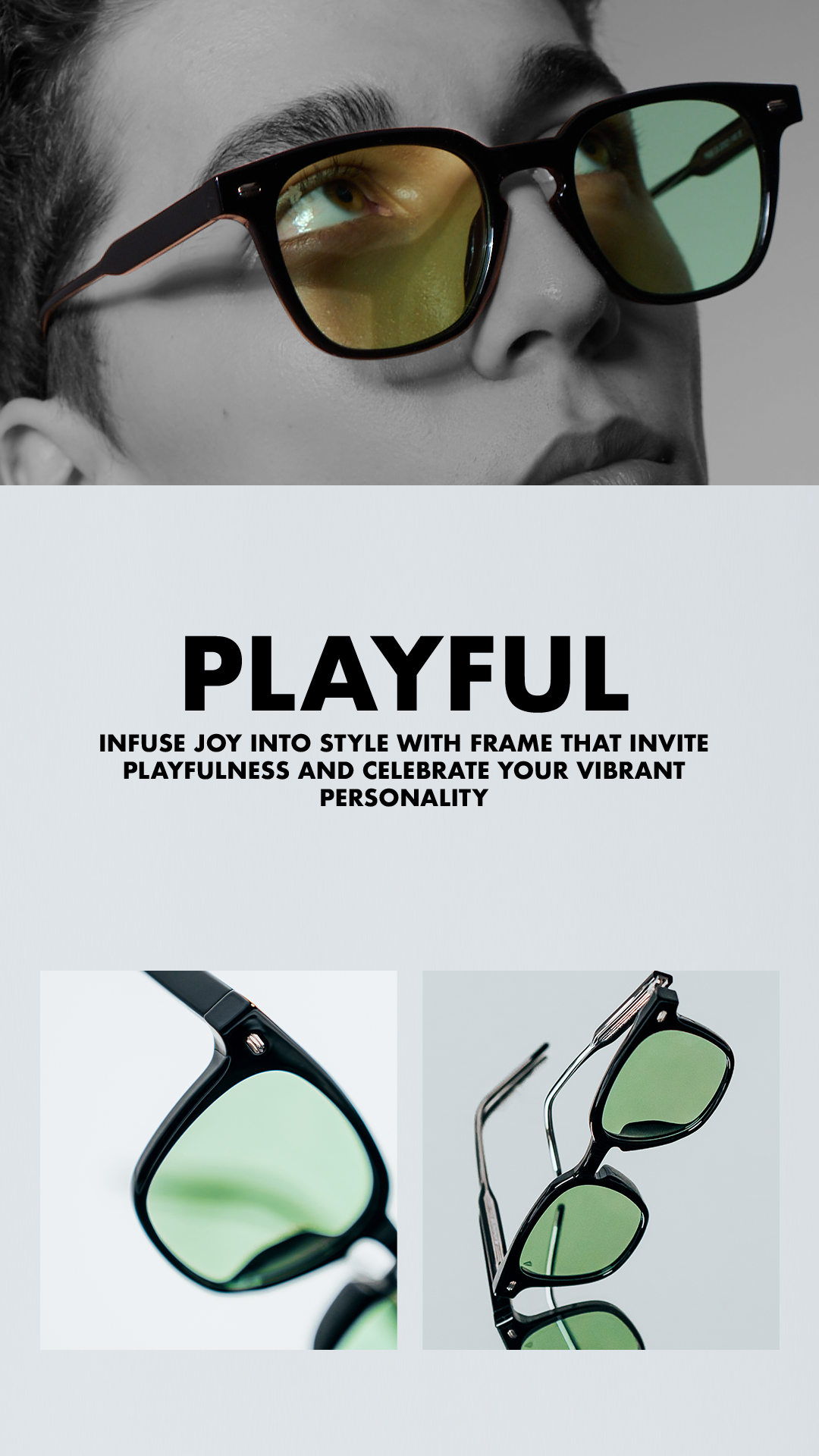 Playful - Infuse joy into style with frame that invite playfulness and celebrate your vibrant personality